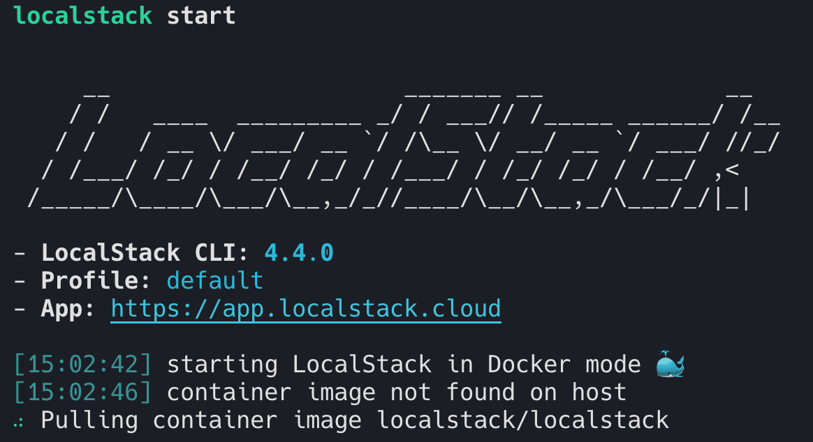 LocalStack Starting