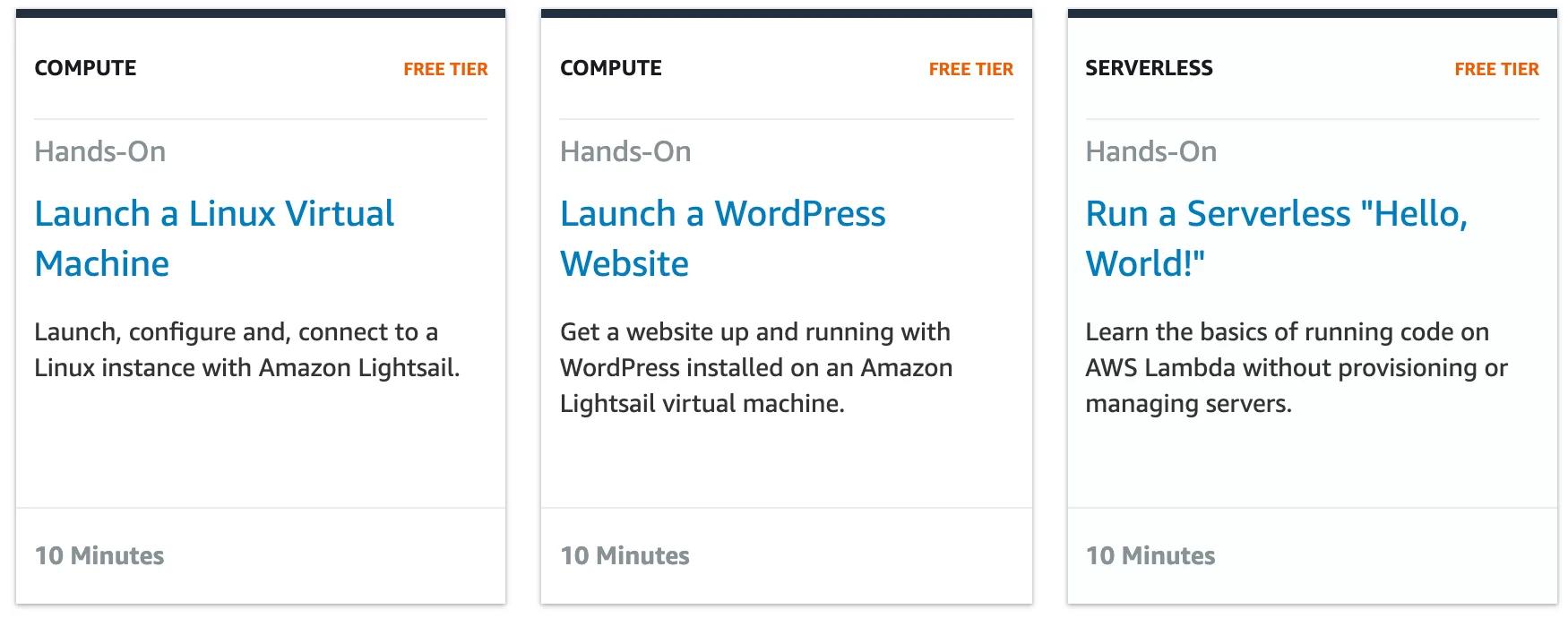AWS Hands-on Tutorials