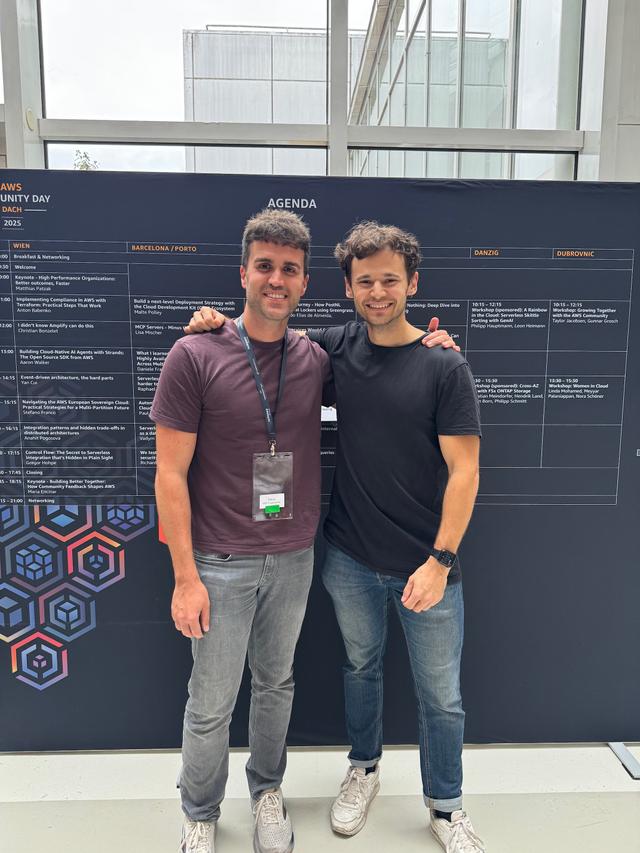 Tobi and Sandro - Founders of AWS Fundamentals