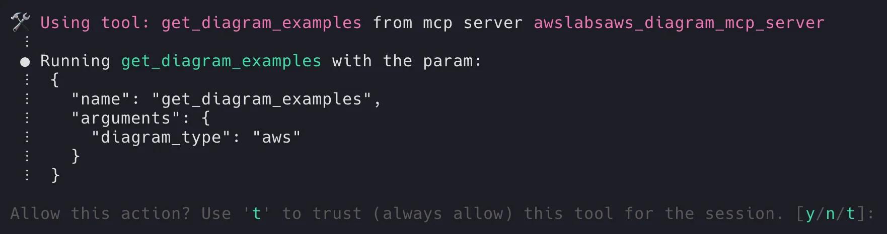 Q asking for confirmation of MCP calls Q asking for confirmation of MCP calls