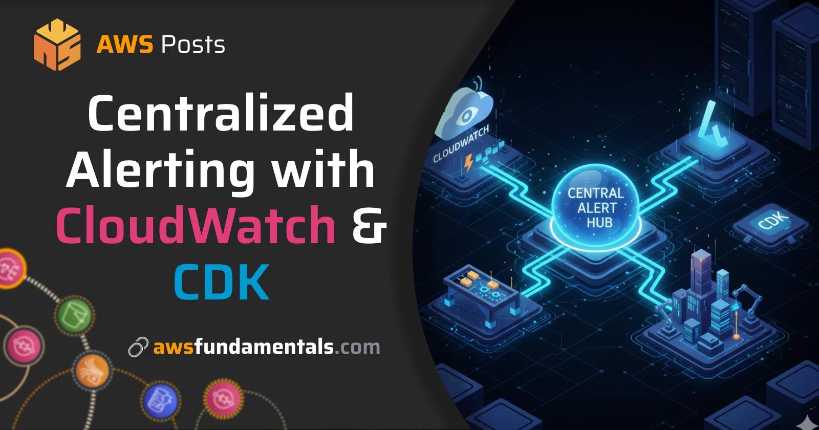 Build Centralized Alerting across your organization with CloudWatch, EventBridge, Lambda, and CDK Build Centralized Alerting across your organization with CloudWatch, EventBridge, Lambda, and CDK