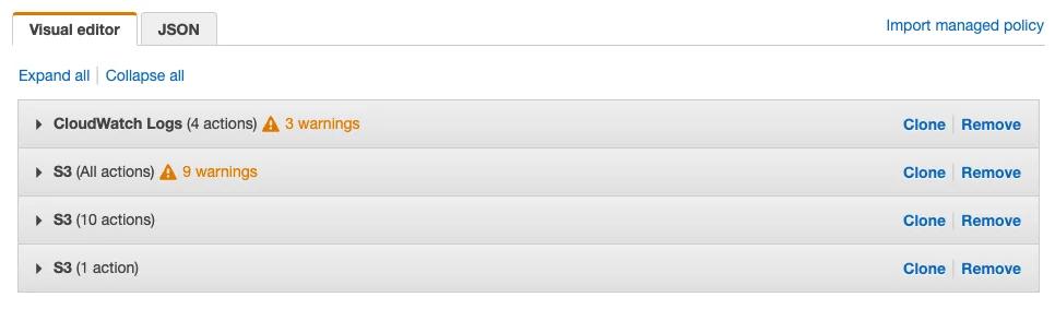 Visual Editor for IAM Policies. Visual Editor for IAM Policies.
