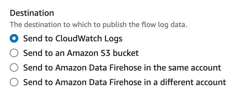 VPC Flow Log Destinations VPC Flow Log Destinations