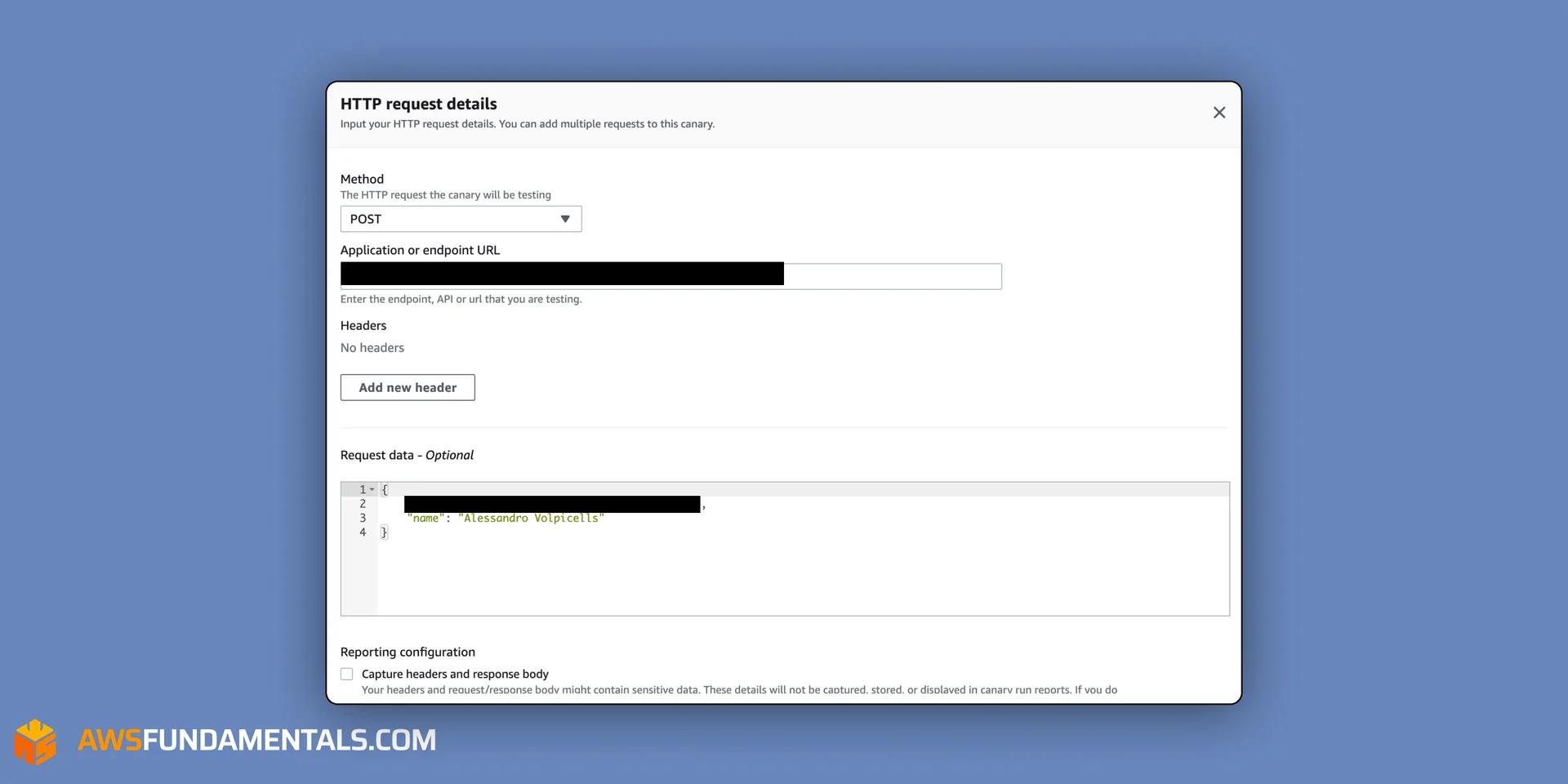CloudWatch Syntehtics API Endpoint CloudWatch Syntehtics API Endpoint